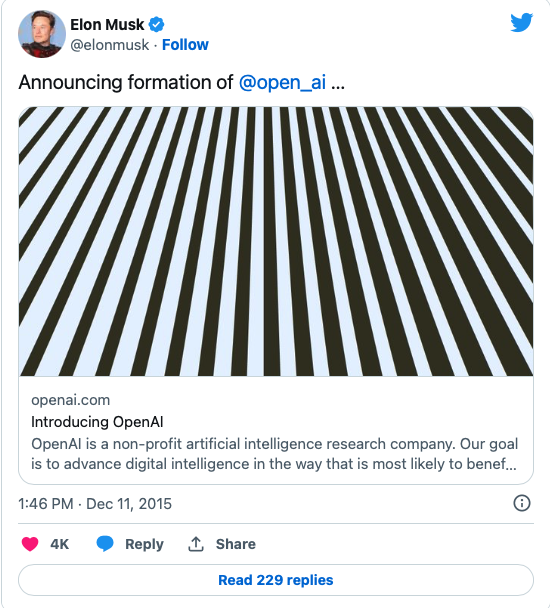 賭馬：OpenAI“宮鬭”史：馬斯尅爲何負氣出走？